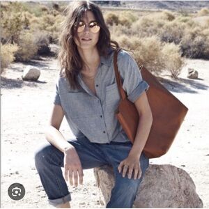 Madewell Lilydale Striped Boxy Top